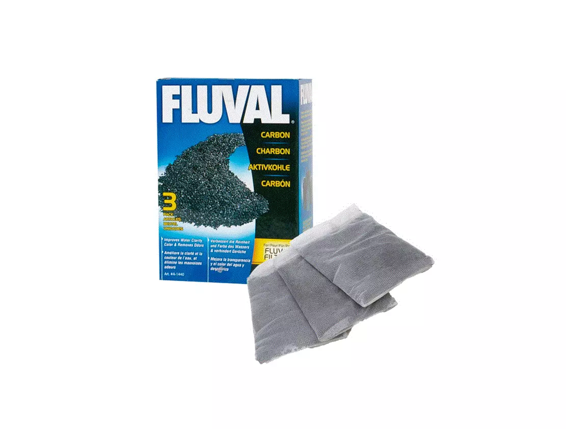 Fluval Carbon Aktivt Kull (3 x 100g poser)