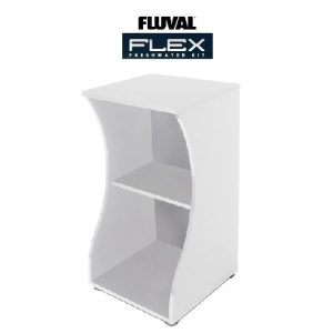 MØBEL Fluval ‘Flex’, 57L. Hvit