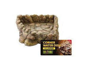 CORNER WATER DISH ExoTerra, Hjørneskål, XL