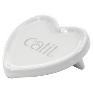 Catit Ceramic Heart Skål 8X7Cm