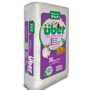 ÜBER papirstrø, hvit,  36L