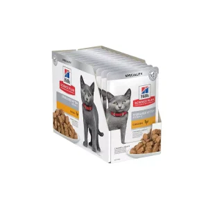 Hills SP Sterilised Kitten, Chicken, 12x85g. Våtfôr