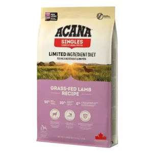Acana, Grass Fed Lamb, Singles, 11,4kg.