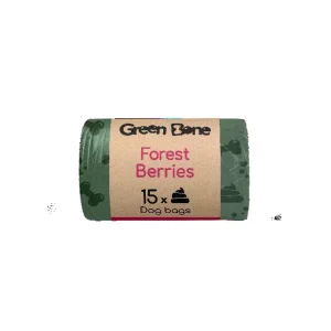 Green Bone Hundeposer – Forest Berries, 15 poser