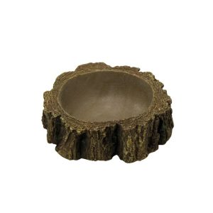 Reptil, Vannskål bark, 15x14x6cm
