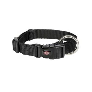 HALSBÅND Trixie, Premium, XS-S: 22–35cm./10mm, Svart