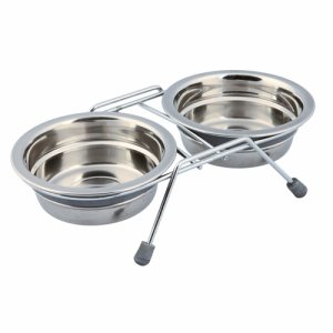 Skåle-Sett Eat On Feet M/Raslebeskyttelse, 2 × 0,9 L/Ø 16 Cm