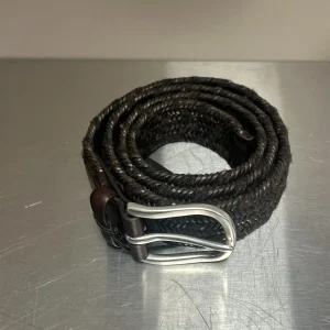 Melange skinnbelte 3,5cm Brun