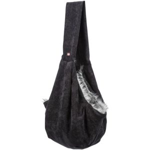 Soft Front Carrier, 22 × 20 × 60 Cm, Black/Grey
