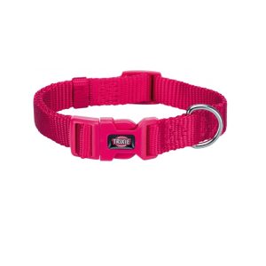 HALSBÅND Trixie, Premium, S–M: 30–45cm./15mm, Fuchsia