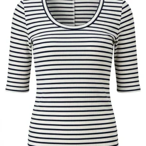 Catnoir Genser med striper og 3/4 arm