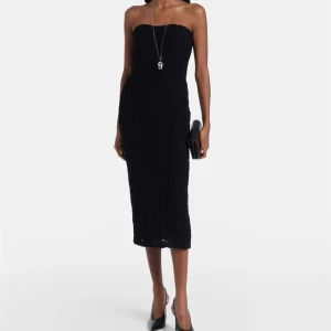 Max Mara Luciana Elegant stroppeløs midikjole
