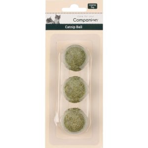 Companion Catnip Ball 3 Pack, Ø 3,2 Cm