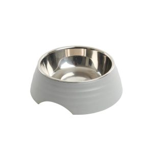 Buster Frosted Ripple Skål Matt Grå/Grønn, L