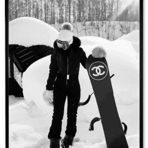 Chanel Snow Board H94 x B74cm