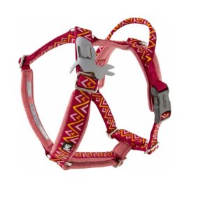 Hurtta Razzle-Dazzle ECO Y-sele 55-65 cm, Beetroot