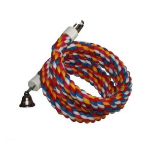 SPIRALTAU Vanpet, m/bjelle, 2,4m. Ø2.5cm.