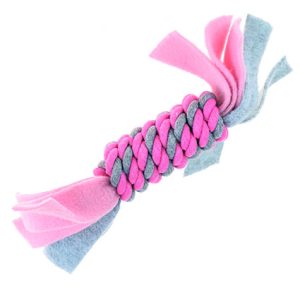 KW Valpeleke tau/fleece rosa 25×5 cm