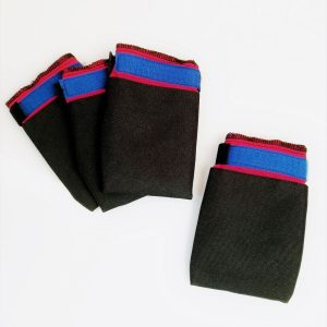 Non-Stop, Solid sock, unisex, black, L, 4pk