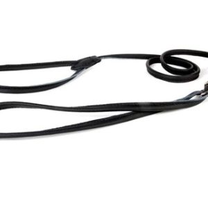 Utstillingskobbel i lær, 6mm/120cm sort
