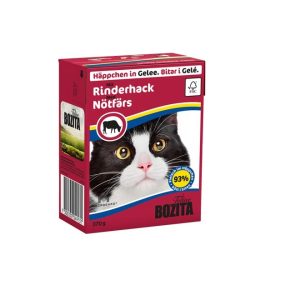Bozita Bitar I Gelémed Nötfärs 370Gr Tetra Recart