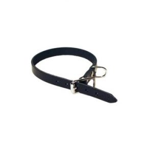 Alac Halsband Lädersvart 12Mmx35Cm