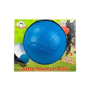 JOLLY BALL Soccer, 15cm. Blå