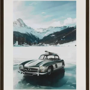Visit St. Moritz in a Mercedes H90 x B70cm