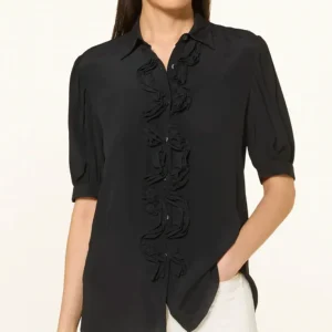 Ema Nou Shirley bluse Sort