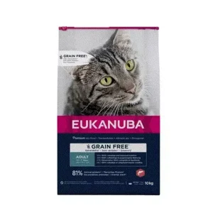 Euk Cat Adult Grainfree Salmon 10kg.