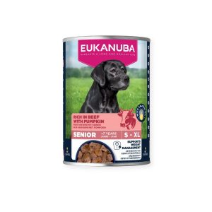 EUK WET, Senior Dogs, Beef With Pumpkin 400g.