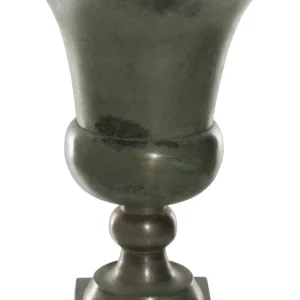 Metal urne grønn h36