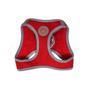 Quick-fit hundesele Str 3XS, 24-28 cm, rød/orange/sort