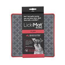 LICKIMAT ‘Buddy’ Tuff, Rød, 20cm.