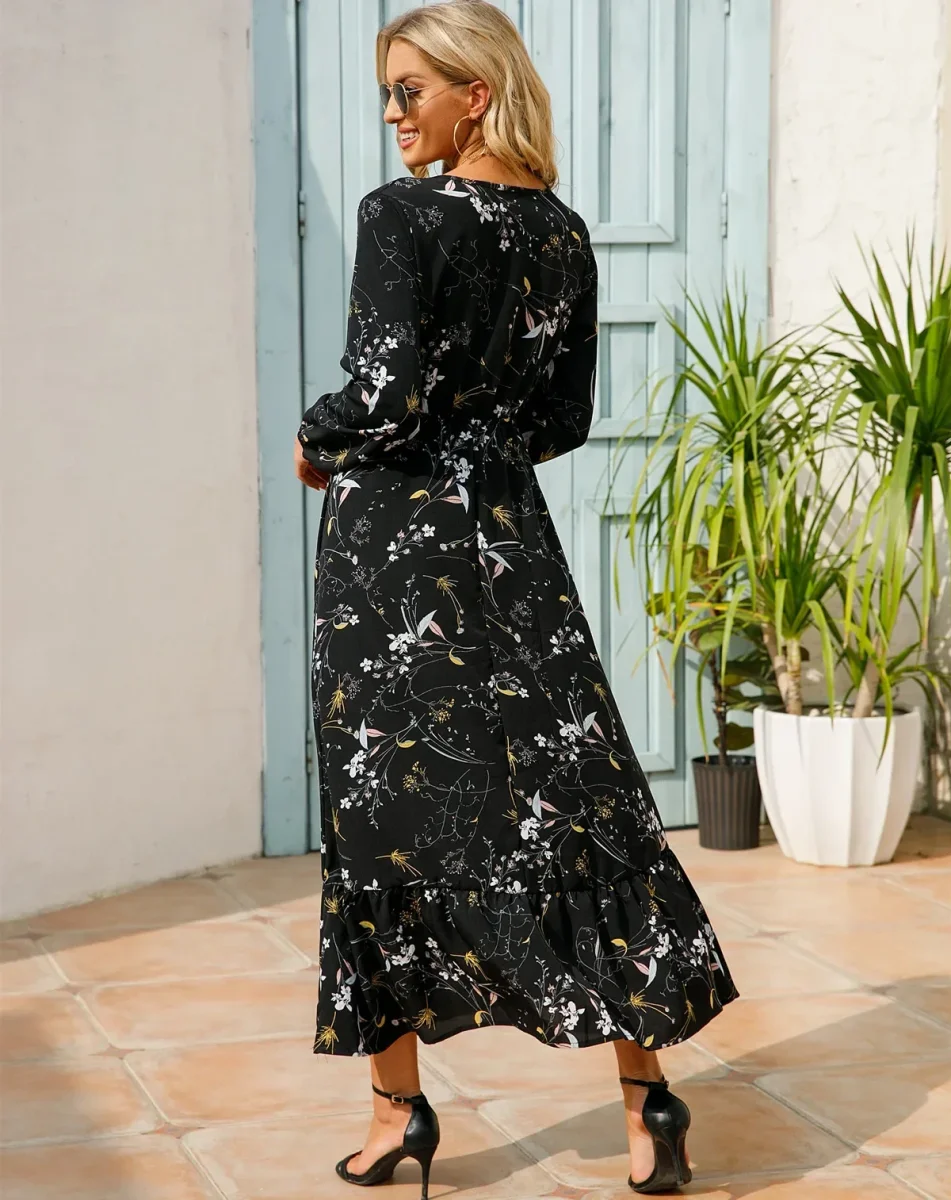 Cecilie - Skreddersydd blomstret kjole - Image 5