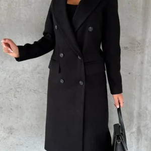 Leonora - Elegant ull lang kåpe