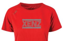 XENZ T-SHIRT DAME – Rød – Medium