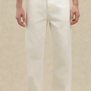 Drôle de Monsieur Jean Straight bukse Off-White