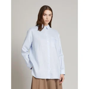 Max Mara Mmlfilo linskjorte Lyseblå