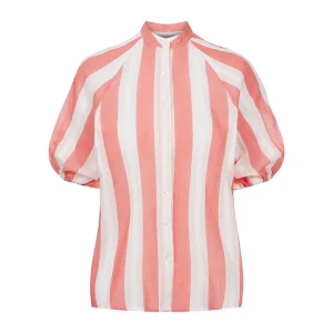 Ema Nou Sophie bluse Oransje striper