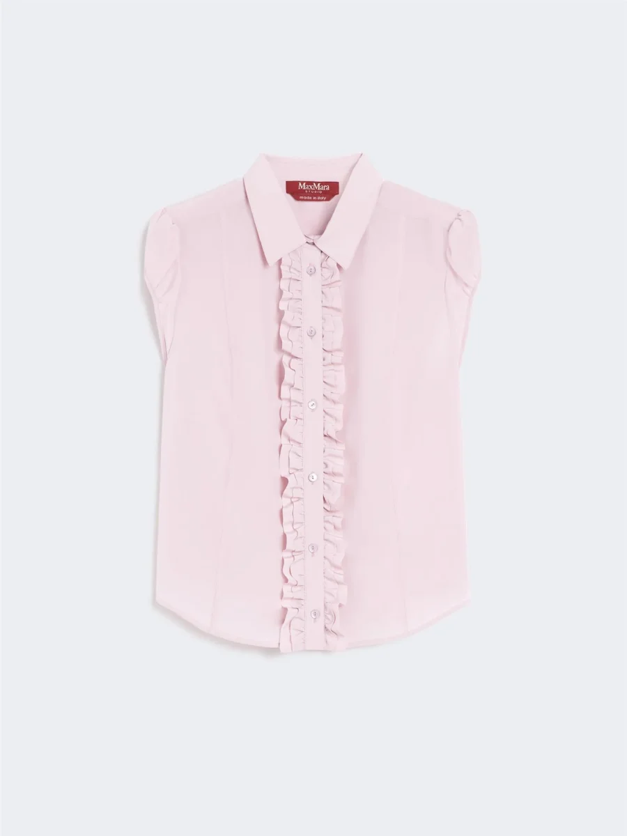Max Mara Skipper Vasket silkeskjorte Rosa - Image 3