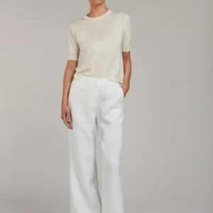 Stenstrøms Louise linbukse Off-White