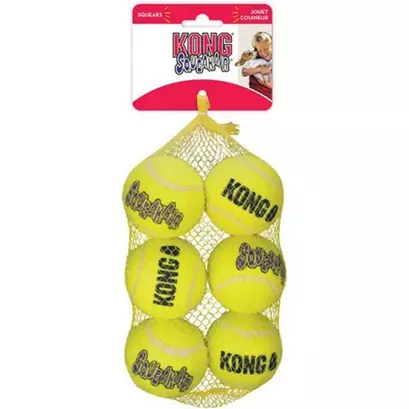 Kong Airdog Squeakair Ball, M, 6pk. 7cm. Tennisball - Image 3