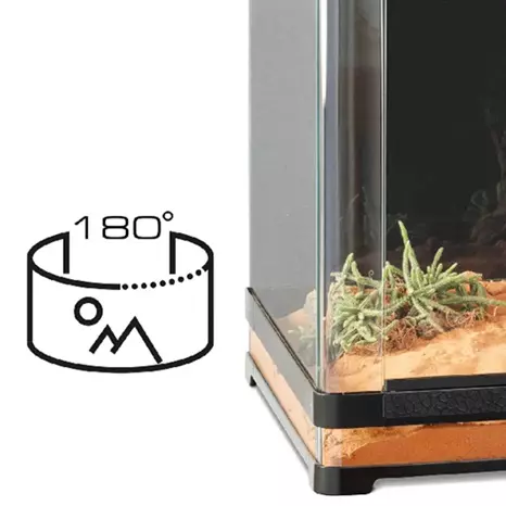 Exo Terra, Terrarium, ‘Vista 60’, 60x45x45cm. Panoramaterrarium - Image 5